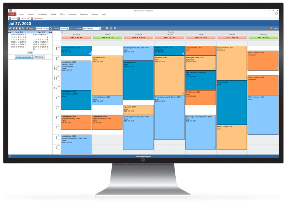 Hvac scheduling demo